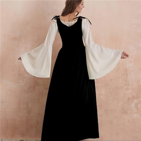 Women's Medieval Renaissance Overdress Cosplay Costume - Picture 4 of 7